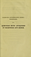 view Dissertatio historico-critico-medica inauguralis, de quibusdam sectis antiquioris et recentioris aevi medicis. Quam, annuente summo numine, / ex auctoritate rectoris magnific Henrici Guilielmi Tydeman, ... defendet Petrus Abrahamus Jeltes, Harlemensis.