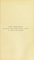 view Some considerations regarding the therapeutical action of iodine and iodides / by Ralph Stockman.