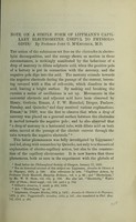 view Note on a simple form of Lippmann's capillary electrometer useful to physiologists / by Professor John G. M'Kendrick, M.D.