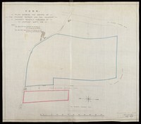 view Plan, by Edward Taylor of York, showing Retreat Estate and the adjacent property [Belle Vue] purchased from Jonathan Burtt,