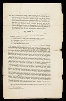 view Printed Report of Sub-Committee established by the Committee of the Intended London Asylum for the Insane to obtain information on the state of the insane in their places of reception by Edward Wakefield, Chairman, 18 June 1814