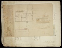 view Proposed plans of minor alterations, and addition to South East Wing, by William Williamson