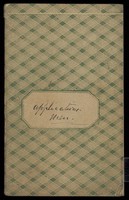 view Notebook: 'Applications, Men', with notes and descriptions of applicants for attendants posts