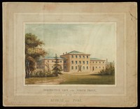 view Perspective view of the North front of the Retreat by Peter Atkinson, York, made for Samuel Tuke’s Description of the Retreat (1813)