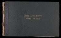 view 'Chief Attendant's Daily Report Book'; Males