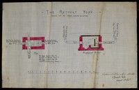 view Drain Pit at Front Centre Building, drawings by Edward Taylor of York