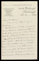 view Correspondence relating to the Weaponness Estate, Scarborough, a prospective site for a convalescent home as an alternative to Gainsborough Hall