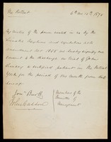 view Papers relating to John Treacey