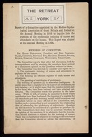 view Report of a Committee appointed by the Medico-Psychological Association of Great Britain and Ireland at the Annual Meeting in 1890 to formulate propositions as to the Care and Treatment of the Insane. This Report was adopted at the Annual Meeting in 1891