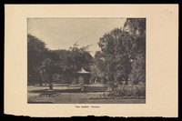 view The Ladies’ Terrace, showing summerhouse