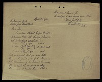 view Correspondence file: F.W. Dymond's bequest