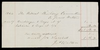 view Bills, Invoices and Correspondence relating to the rebuilding of the South East Wing