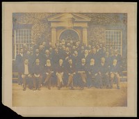 view Group of doctors at Retreat, c 1892