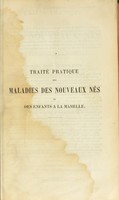 view Traité pratique des maladies des nouveaux nés et des enfants a la mamelle précédé d'un précis sur l'hygiène et l'éducation physique des jeunes enfants.