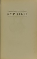 view Hieronymus Fracastor's syphilis : from the original Latin.