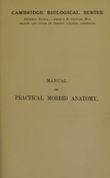 view Manual of practical morbid anatomy : being a handbook for the post-mortem room / by H.D. Rolleston and A.A. Kanthack.