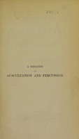 view A treatise on auscultation and percussion / by Joseph Skoda; translated from the 4th edition by W. O. Markham.