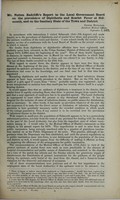 view Dr. Netten Radcliffe's report to the local government board on the prevalence of diphtheria and scarlet fever at Sidmouth, and on the sanitary state of the town and district.