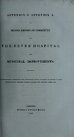 view Appendix to Appendix I. to Second Report of Committee upon the Fever Hospital and Municipal Improvements : containing correspondence respecting the advantages likely to result by making a canal communication between Tulley's Nullah and Channel Creek, etc.