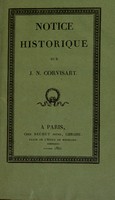 view Notice historique sur J.N. Corvisart.