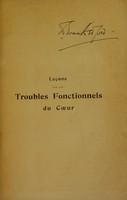 view Lecons sur les troubles fonctionnels du coeur (insuffisance cardiaque-asystolie) / publiees par Jean Heitz.