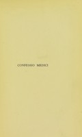 view Confessio medici / by the writer of "The young people" [i.e. Stephen Paget].