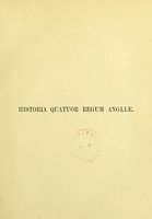 view Historia quatuor regum Angliae. Heroico carmine conclusa / authore Johanne Herdo, Medico, e codice in Bibliotheca Tho. Edv. Winnington, Baronetti ; nunc primum edidit Thomas Purnell.