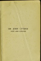 view Life of Dr John Leyden, poet and linguist / by John Reith.