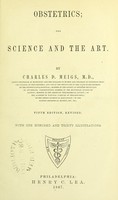 view Obstetrics : the science and the art / by Charles D. Meigs.