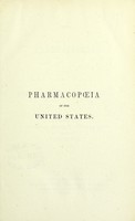 view The pharmacopoeia of the United States of America / by authority of the National Medical Convention, held at Washington, A.D. 1850.