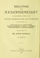 view Der Alkoholismus : nach Wesen, Wirkung und Verbreitung / von Alfred Grotjahn.