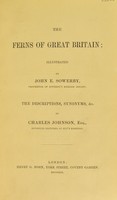 view The ferns of Great Britain / illustrated by John E. Sowerby ... The descriptions, synonyms, &c., by Charles Johnson.