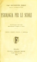 view Psicologia per le scuole / Giuseppe Sergi.