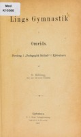 view Lings gymnastik i omrids : foredrag i "Pædagogisk Selskab" i Kjøbenhavn / af S. Ribbing.