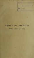 view Veterinary medicines : their actions and uses / by Finlay Dun.