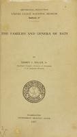 view The families and genera of bats / by Gerrit S. Miller, jr.