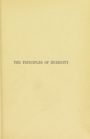 view The principles of heredity with some applications / by G. Archdall Reid.