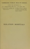 view Isolation hospitals / by H. Franklin Parsons.