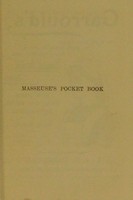 view Masseuse's pocket book / by Araminta Ross.