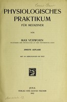 view Physiologisches Praktikum für Mediziner / [Max Verworn].
