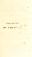 view Typhus contagieux des bêtes bovines ... / par M. Renault.