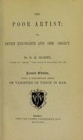 view The poor artist : or, Seven eye-sights and one object / by R.H. Horne.