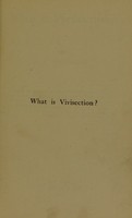 view What is vivisection? / by A.R. Goodridge.