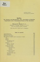 view Opalina : its anatomy and reproduction, with a decription of infection experiments and a chronological review of the literature / by Maynard M. Metcalf.