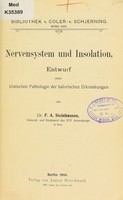 view Nervensystem und Insolation, Entwurf einer klinischen Pathologie der kalorischen Erkrankungen / [Friedrich Adolf Steinhausen].