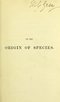 view On the origin of species by means of natural selection, or, The preservation of favoured races in the struggle for life / by Charles Darwin.