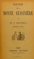 view Guide de la bonne cuisinière / par C. Durandeau.