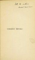 view Canada's metals : a lecture delivered at the Toronto meeting of the British Association for the Advancement of Science, August 20, 1897 / by Professor Roberts-Austen.