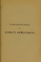 view Parasitologie des animaux domestiques : maladies parasitaires non bactériennes / par le Dr. Maurice Neveu-Lemaire.