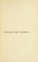 view Hygiene for students / [Edward Francis Willoughby].